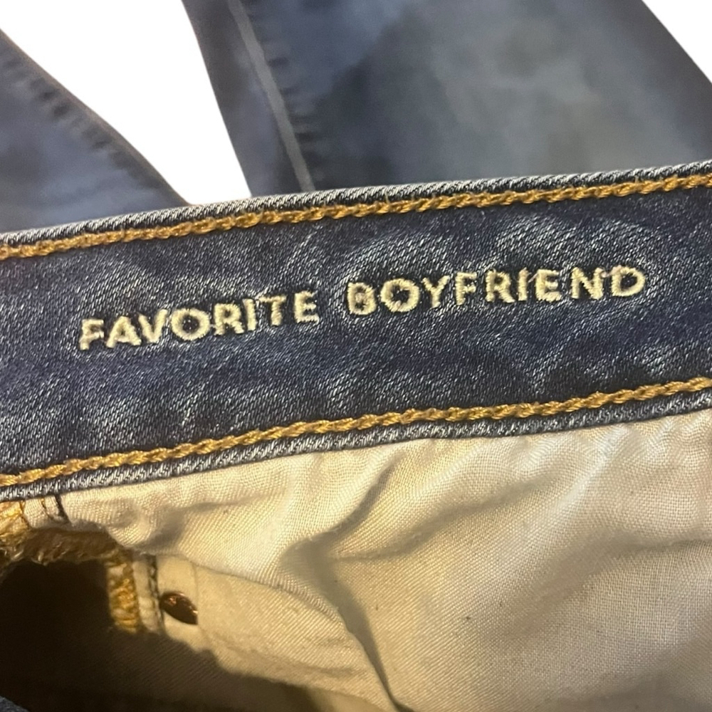 Women's American Eagle Favourite Boyfriend Jeans, 8, Blue Denim - Picture 15 of 16